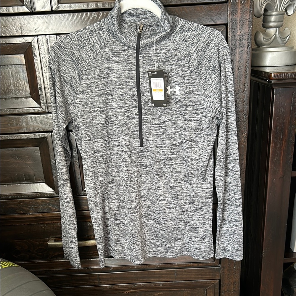 Under Armour Gray Half-Zip Pullover